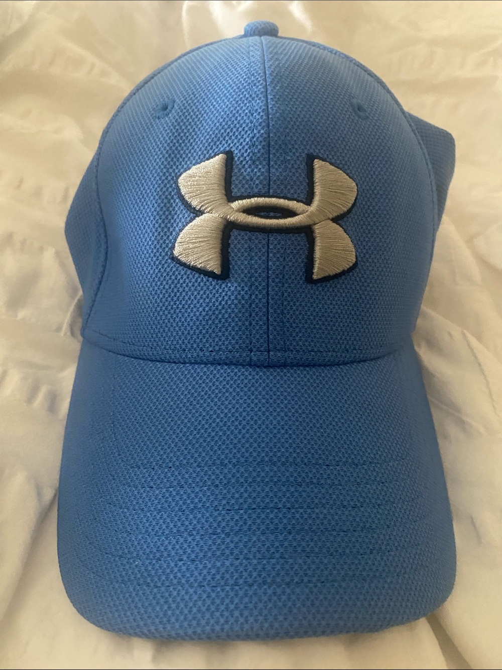 Under Armour Light Blue Men’s Performance Hat with White Logo